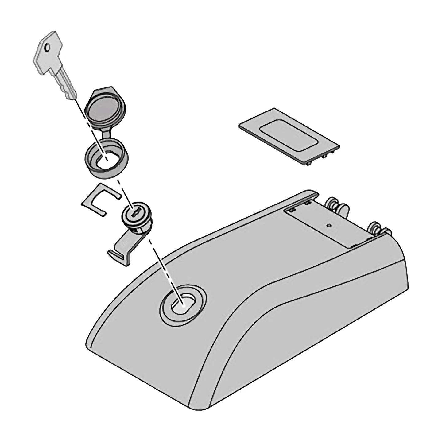 SOMMER Haube Antriebseinheit twist 350 SOMMER Haube Antriebseinheit Twist 350 -Türzubehör Geschäft 2384v000 sommer haube oberteil twist 350