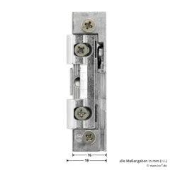 Hörmann E-Öffner Mit Tagesfalle (lose) Für THP Haustüren -Türzubehör Geschäft 274661 hoermann e oeffner mit tagesfalle lose fuer thp haustueren vorderseite masse