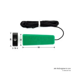 Hörmann Schaltseilverlängerung Für Notentriegelung, 2 X 4 Meter -Türzubehör Geschäft 3000 hoermann schaltseilverlaengerung fuer notentriegelung gruen breite laenge