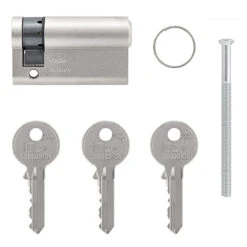 Hörmann Profil-Halbzylinder, 45,5 + 10 Mm, Links, TS 16 7 Hörmann Profil-Halbzylinder, 45,5 + 10 Mm, Links, TS 16 -Türzubehör Geschäft 3014860 hoermann profil halbzylinder 45 5 10 mm links ts 16 lieferumfang einzeln