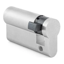 Hörmann Profil-Halbzylinder, 45,5 + 10 Mm, Links, TS 16 4 Hörmann Profil-Halbzylinder, 45,5 + 10 Mm, Links, TS 16 -Türzubehör Geschäft 3014860 hoermann profil halbzylinder 45 5 10 mm links ts 16 zylinder rueckseite