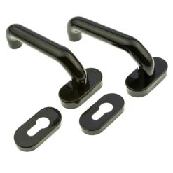 Hörmann Drückergarnitur, Kunststoff Schwarz, PZ