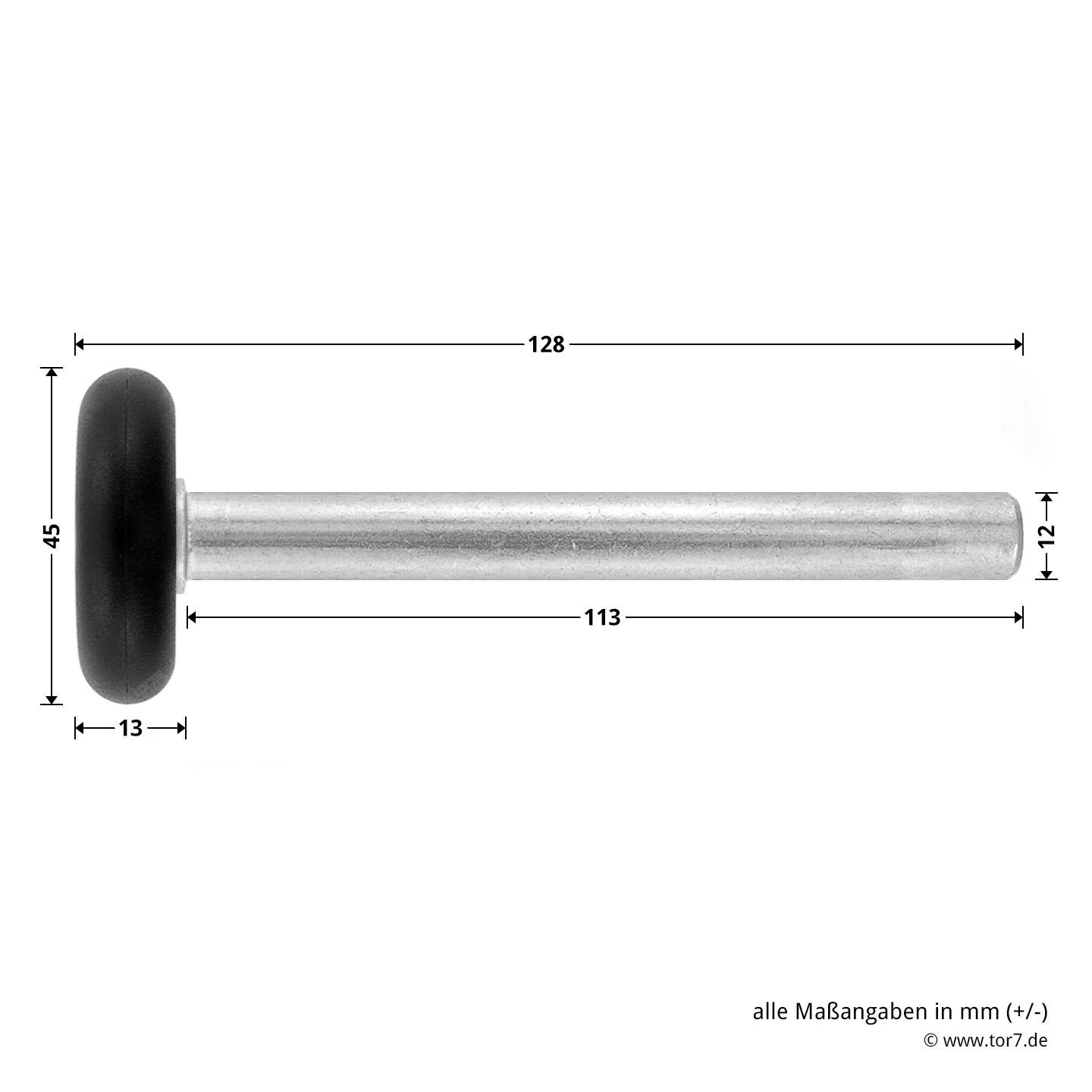 Hörmann Laufrolle mit Kugellager, BR 30/40/50, Edelstahl Hörmann Laufrolle Mit Kugellager, BR 30/40/50, Edelstahl -Türzubehör Geschäft 3053384 hoermann laufrolle typ k kugellager edelstahl masse