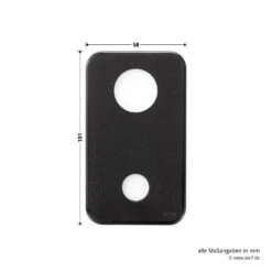 Hörmann Torgriffgarnitur, TS 42,5 Mm, Kunststoff Schwarz, PZ -Türzubehör Geschäft 3053601 hoermann torgriffgarnitur kunststoff schwarz pz ts 42 5 breite laenge