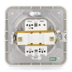 Hörmann Innentaster TUPS 2 Für Unterputzsender -Türzubehör Geschäft 436266 hoermann taster tups 2 rueckseite