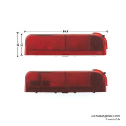 Hörmann Einweg-Lichtschranke EL 101 -Türzubehör Geschäft 436294 hoermann einweg lichtschranke el 101 breite laenge seitenansicht