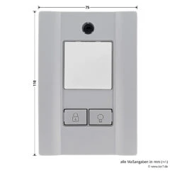Hörmann Innentaster EcoStar PB 3 6 Hörmann Innentaster EcoStar PB 3 -Türzubehör Geschäft 436452 hoerman innentaster ecostar pb 3 breite hoehe