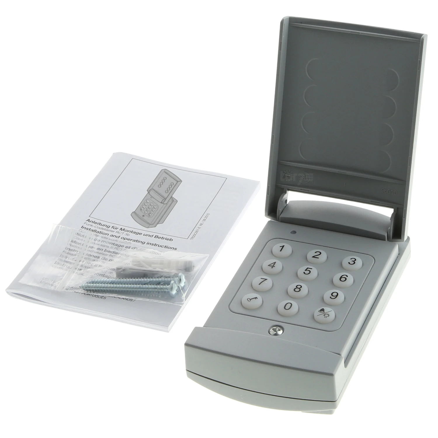 Hörmann Funk-Codetaster RCT 3b, 433 MHz RC Rolling Code Hörmann Funk-Codetaster RCT 3b, 433 MHz RC Rolling Code -Türzubehör Geschäft 436458 hoermann funk codetaster rct 3b lieferumfang