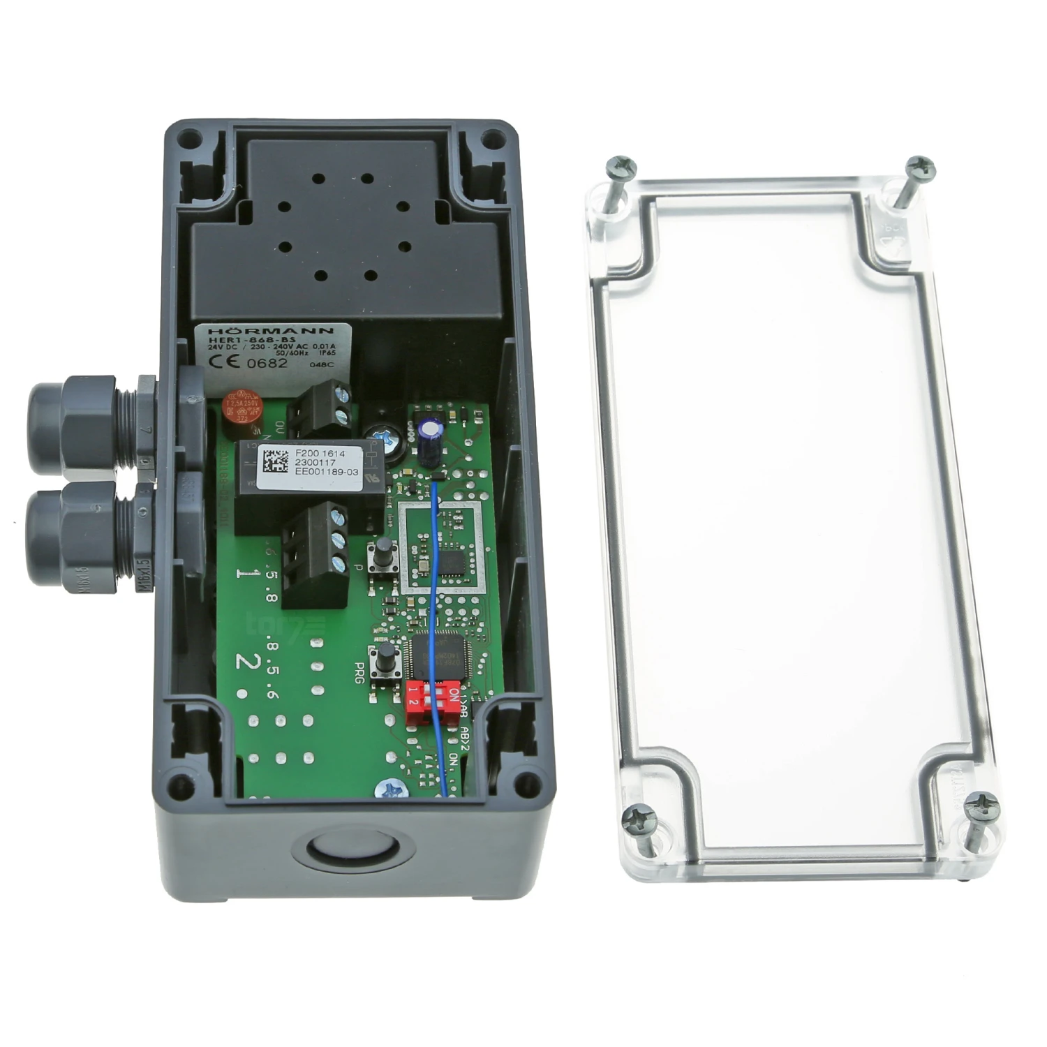 Hörmann 1-Kanal-Relais-Empfänger HER 1, BiSecur Hörmann 1-Kanal-Relais-Empfänger HER 1, BiSecur -Türzubehör Geschäft 436724 hoermann 1 kanal relais empfaenger her 1 868 mhz bisecur platine