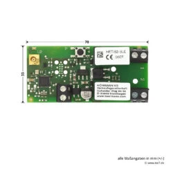 Hörmann Bluetooth Empfänger HET/S2-BLE -Türzubehör Geschäft 436745 hoermann bluetooth empfsenger het s2 ble platine breite laenge