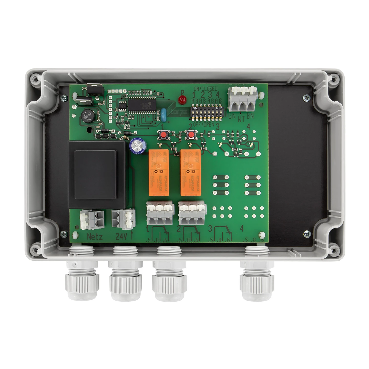 Hörmann 2-Kanal-Relais-Empfänger HER 2, 40 MHz Hörmann 2-Kanal-Relais-Empfänger HER 2, 40 MHz -Türzubehör Geschäft 437070 hoermann 2 kanal relais empfaenger her 2 40 mhz platine
