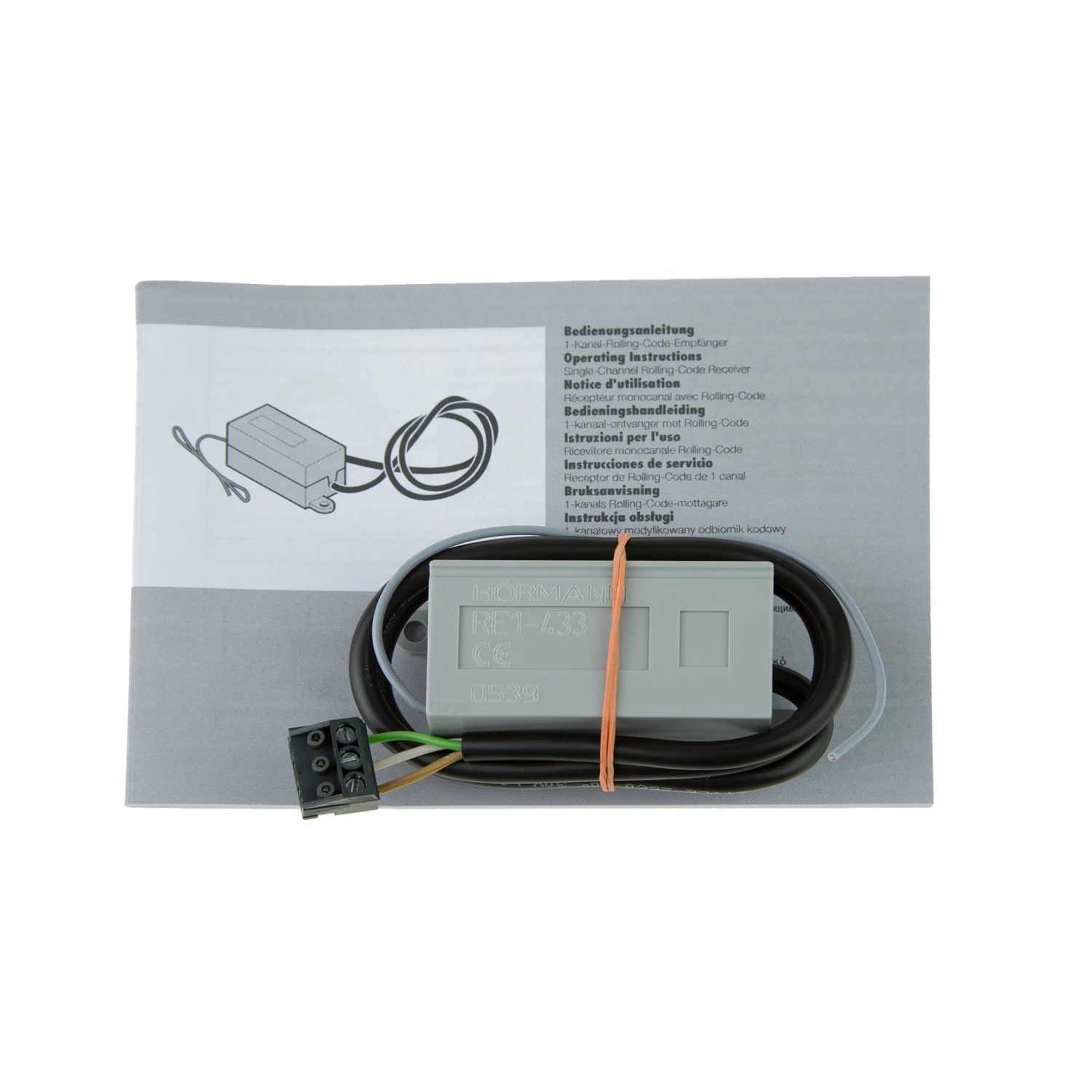 Hörmann EcoStar 1-Kanal-Empfänger RE 1, 433 MHz, Rolling Code Hörmann EcoStar 1-Kanal-Empfänger RE 1, 433 MHz, Rolling Code -Türzubehör Geschäft 437095 hoermann 1 kanal relais empfaenger re 1 433 mhz rolling code lieferumfang