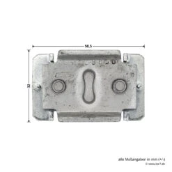 Hörmann SKG Sicherheits-Set, Führungsschienen -Türzubehör Geschäft 437144 hoermann skg sicherheits set fuehrungsschienen endanschlag masse