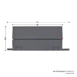 Hörmann 1-Kanal-Empfänger HE 1, 433 MHz -Türzubehör Geschäft 437381 hoermann 1 kanal empfaenger he 1 433 mhz masse 2