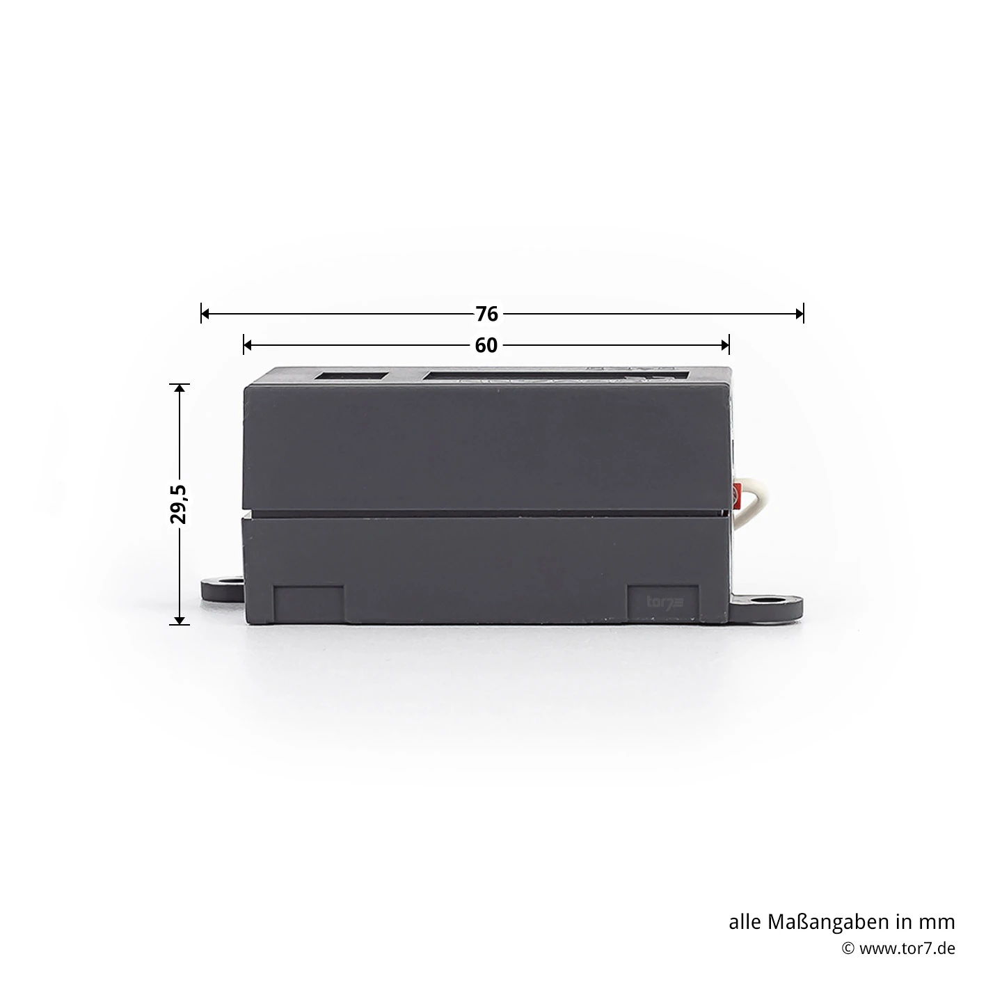 Hörmann 1-Kanal-Empfänger HE 1, 868 MHz Hörmann 1-Kanal-Empfänger HE 1, 868 MHz -Türzubehör Geschäft 437404 hoermann 1 kanal empfaenger he 1 868 mhz seitenansicht breite laenge