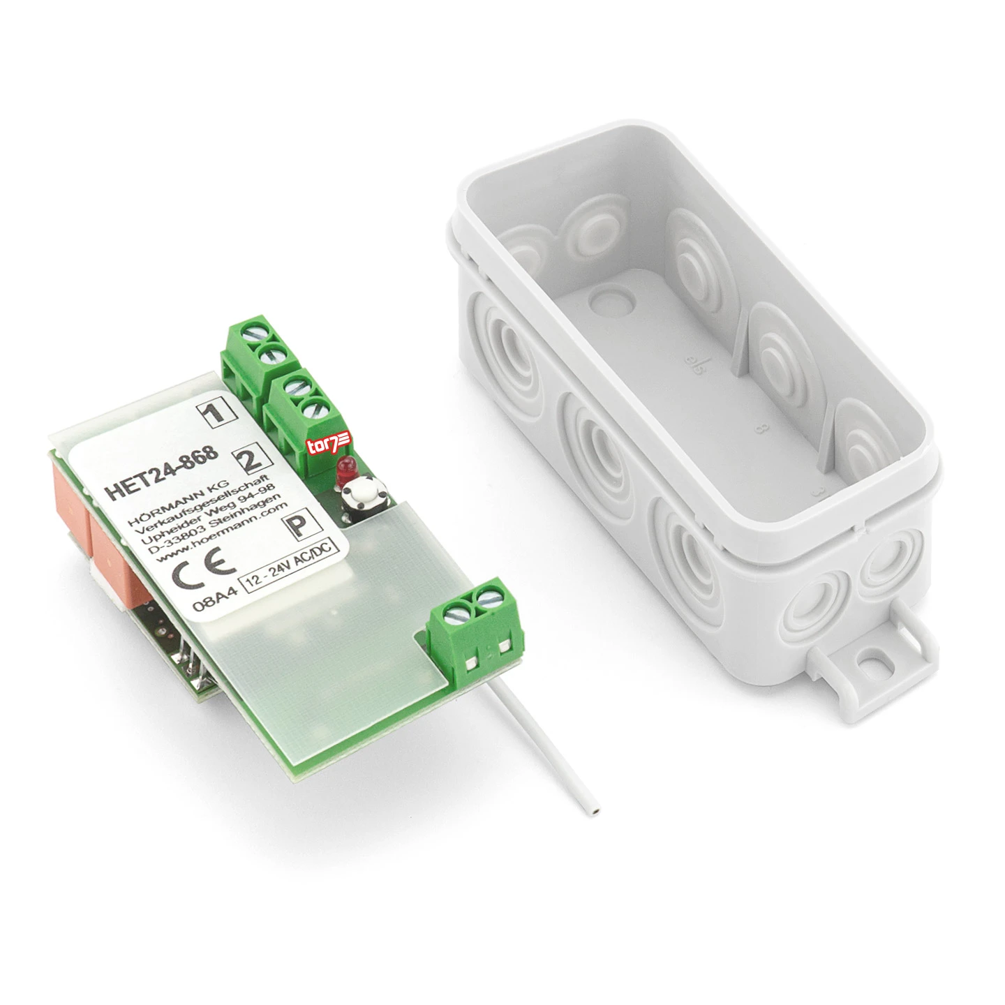 Hörmann 2-Kanal-Relais-Empfänger HET 24, 868 MHz Hörmann 2-Kanal-Relais-Empfänger HET 24, 868 MHz -Türzubehör Geschäft 437517 hoermann 2 kanal relais empfaenger het24 868 mhz offen
