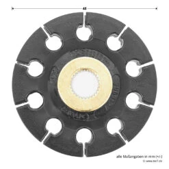 Hörmann Antriebsscheibenhalter Mit Antriebsscheibe Für FS10 -Türzubehör Geschäft 437747 hoermann antriebsscheibenhalter mit antriebsscheibe fuer fs10 scheibe durchmesser