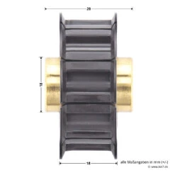 Hörmann Antriebsscheibe Für Führungsschiene FS 10 Und FS 2 5 Hörmann Antriebsscheibe Für Führungsschiene FS 10 Und FS 2 -Türzubehör Geschäft 438108 hoermann antriebsscheibe fuer fuehrungsschiene fs 10 und fs 2 masse