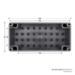 Hörmann Leer-Gehäuse-Unterteil IP 54 -Türzubehör Geschäft 438266 hoermann leer gehaeuse unterteil ip 54 breite laenge