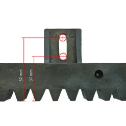 Hörmann Kunststoff-Zahnstange S6, Befestigung Oben 4 Hörmann Kunststoff-Zahnstange S6, Befestigung Oben -Türzubehör Geschäft 438631 hoermann kunststoff zahnstange s6 detailansicht