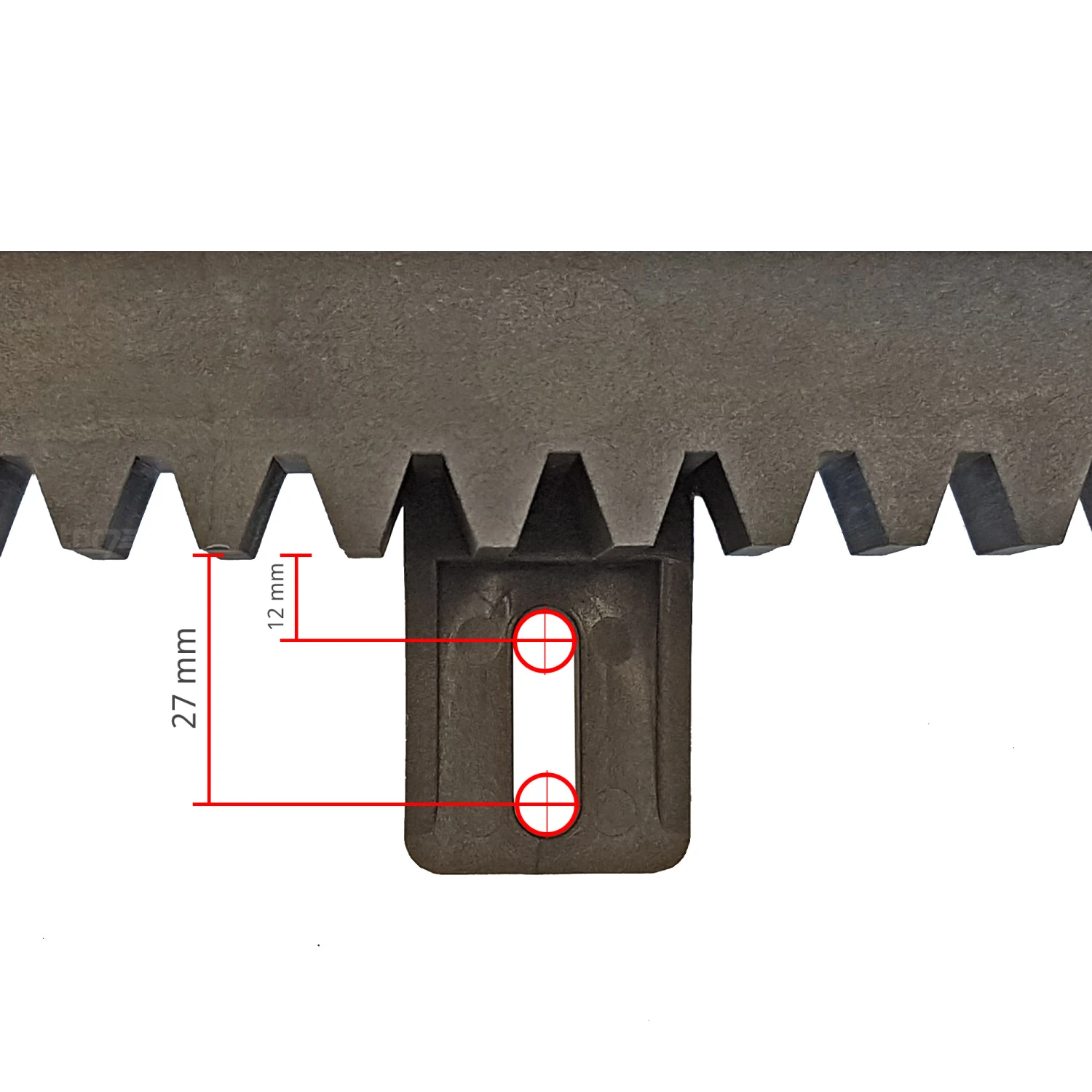 Hörmann Kunststoff-Zahnstange V6, Befestigung unten Hörmann Kunststoff-Zahnstange V6, Befestigung Unten -Türzubehör Geschäft 438632 hoermann kunststoff zahnstange v6 detailansicht