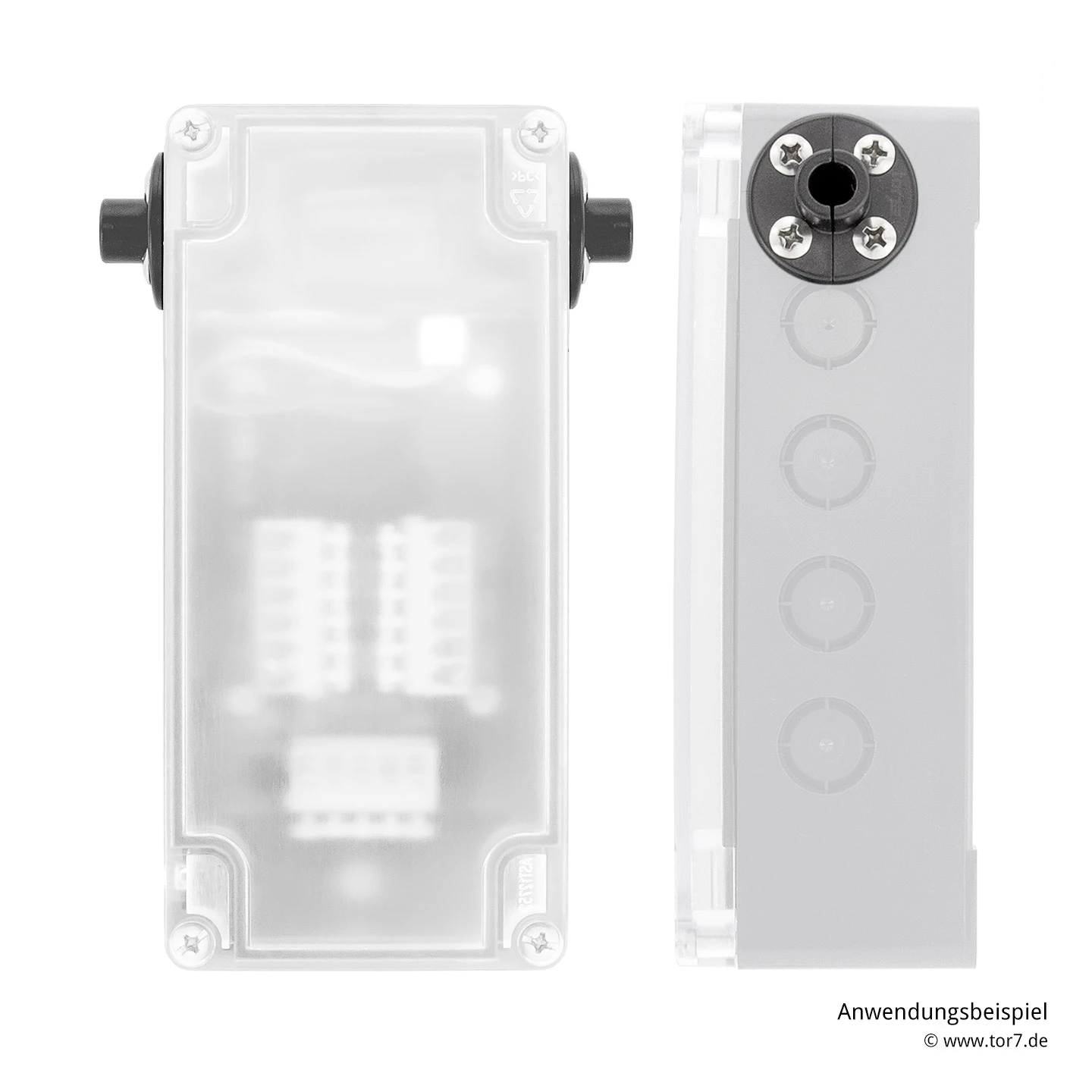 Hörmann Einlaufstutzen SKS-Gehäuse Hörmann Einlaufstutzen SKS-Gehäuse -Türzubehör Geschäft 438936 hoermann einlaufstutzen fuer sks gehaeuse anwendungsbeispiel