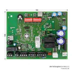 Hörmann Steuerungsplatine LineaMatic Schiebetorantrieb Ohne Funkempfänger -Türzubehör Geschäft 439527 hoermann steuerungsplatine lineamatic schiebetorantrieb ohne funkempfaeenger bemassung