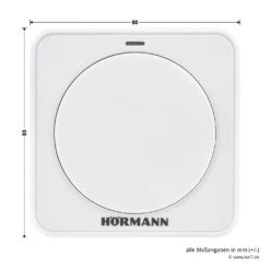 Hörmann Funk-Innentaster FIT 1, BiSecur -Türzubehör Geschäft 439740 hoermann funk innentaster fit 1 bisecur draufsicht