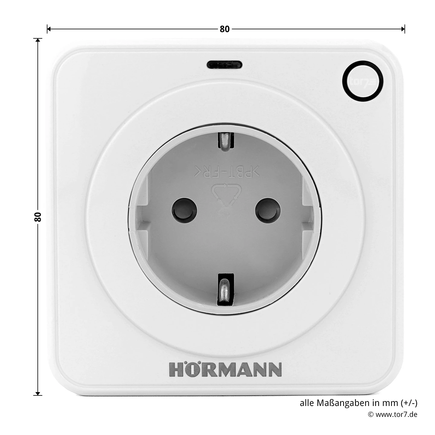 Hörmann Funk-Empfänger-Steckdose FES 1-1, BiSecur Hörmann Funk-Empfänger-Steckdose FES 1-1, BiSecur -Türzubehör Geschäft 439746 hoermann funk empfaenger steckdose fes 1 1 bisecur breite hoehe