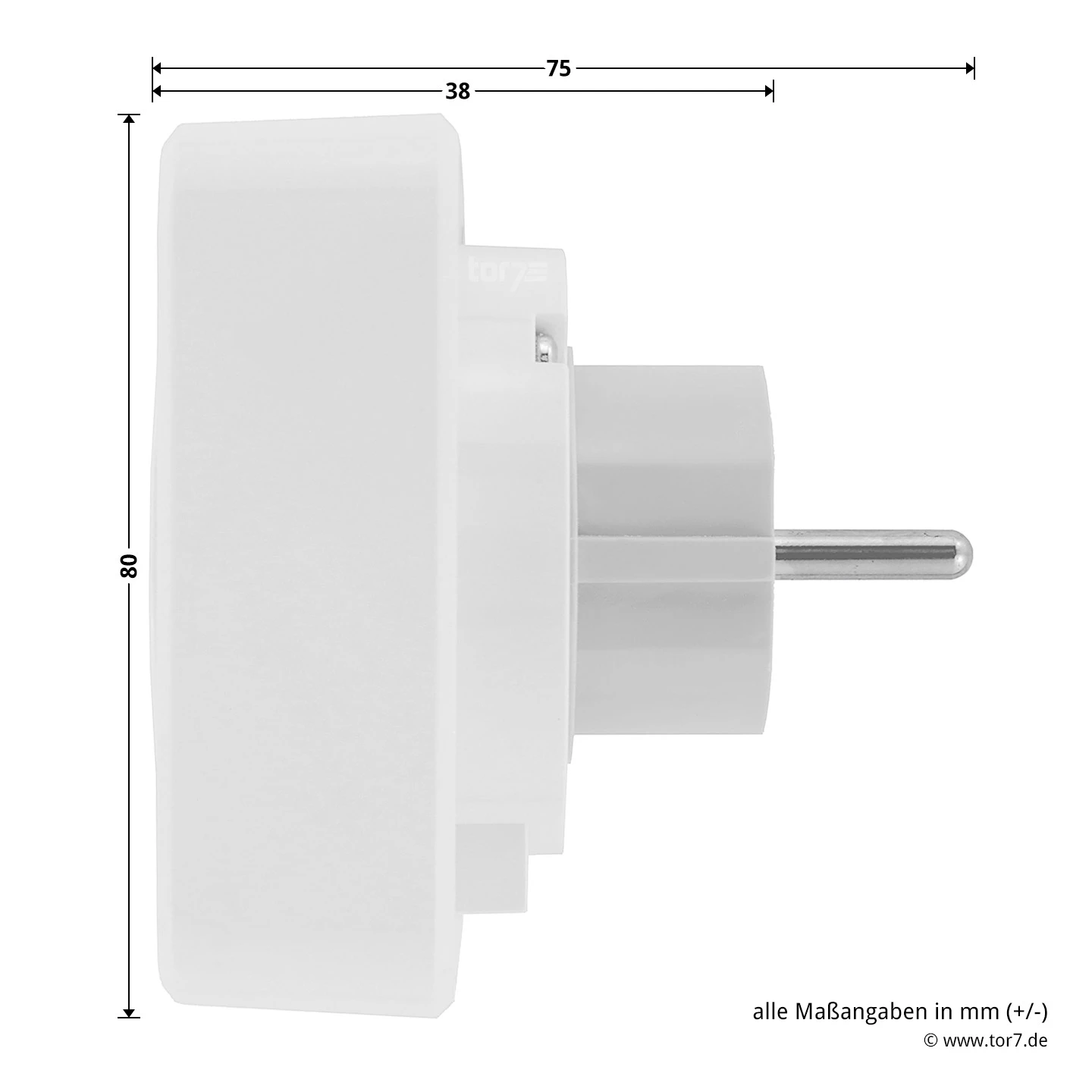 Hörmann Funk-Empfänger-Steckdose FES 1-1, BiSecur Hörmann Funk-Empfänger-Steckdose FES 1-1, BiSecur -Türzubehör Geschäft 439746 hoermann funk empfaenger steckdose fes 1 1 bisecur masse