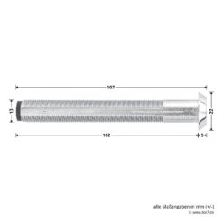 Hörmann Hülse Notentriegelung NET 13 -Türzubehör Geschäft 439782 hoermann huelse notentriegelung net 13 masse