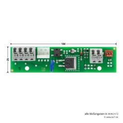 Hörmann Anschlussplatine Für VersaMatic, RotaMatic Und RotaMatic Akku -Türzubehör Geschäft 439974 hoermann anschlussplatine fuer rotamatic und rotamatic akku vorderseite