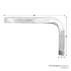 Hörmann Torwinkel VersaMatic 6 Hörmann Torwinkel VersaMatic -Türzubehör Geschäft 439984 hoermann torwinkel versamatic masse bild 3