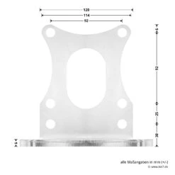 Hörmann Befestigungswinkel, VersaMatic -Türzubehör Geschäft 439985 hoermann befestigungswinkel versamatic masse lange seite