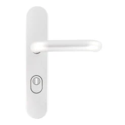 Hörmann FS Panikgarnitur D110 Langschild PZ ES2, Alu -Türzubehör Geschäft 449891 hoermann fs panikgarnitur d110 pz es2 langschild alu f1 griff draufsicht