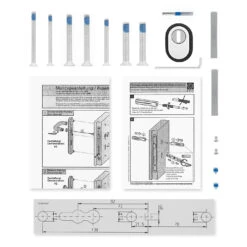 Hörmann FS Panikgarnitur D110 Langschild PZ ES2, Alu -Türzubehör Geschäft 449891 hoermann fs panikgarnitur d110 pz es2 langschild alu f1 lieferumfang