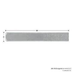 Hörmann FS Panikgarnitur D110 Langschild PZ ES2, Alu -Türzubehör Geschäft 449891 hoermann fs panikgarnitur d110 pz es2 langschild alu f1 stift masse