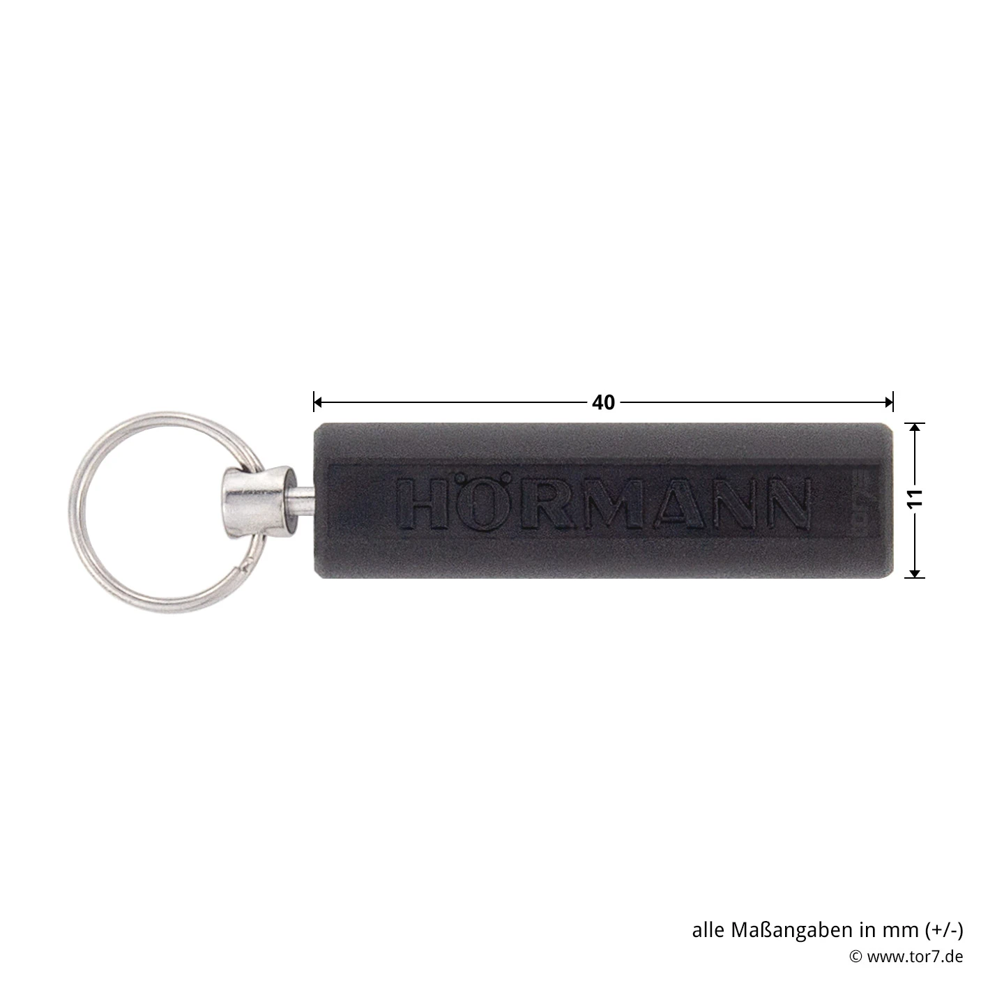 Hörmann Transponderschlüssel TS in Schwarz Hörmann Transponderschlüssel TS In Schwarz -Türzubehör Geschäft 4510023 hoermann transponderschluessel ts masse