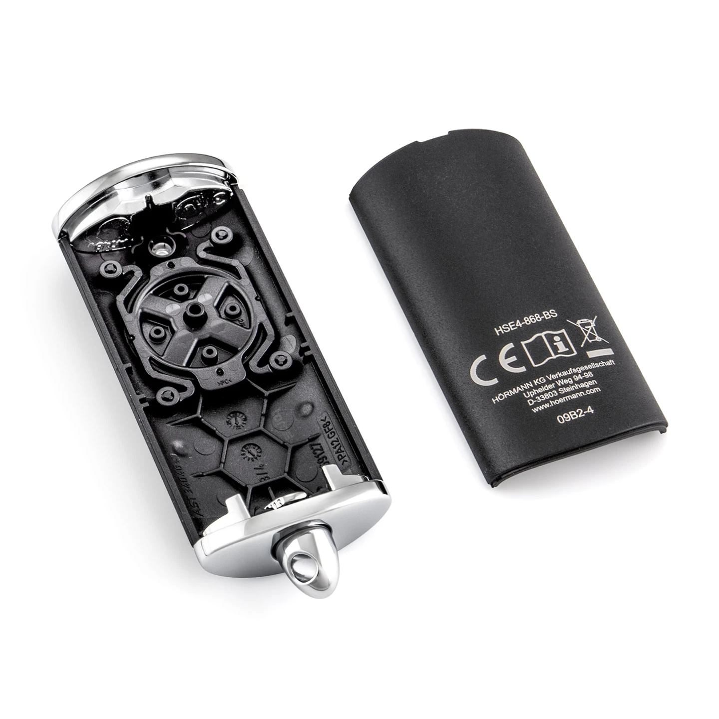 Hörmann Ersatz-Gehäuse Handsender HSE 4, Struktur schwarz Hörmann Ersatz-Gehäuse Handsender HSE 4, Struktur Schwarz -Türzubehör Geschäft 4510434 hoermann ersatz gehaeuse handsender hse4 struktur schwarz perspektive