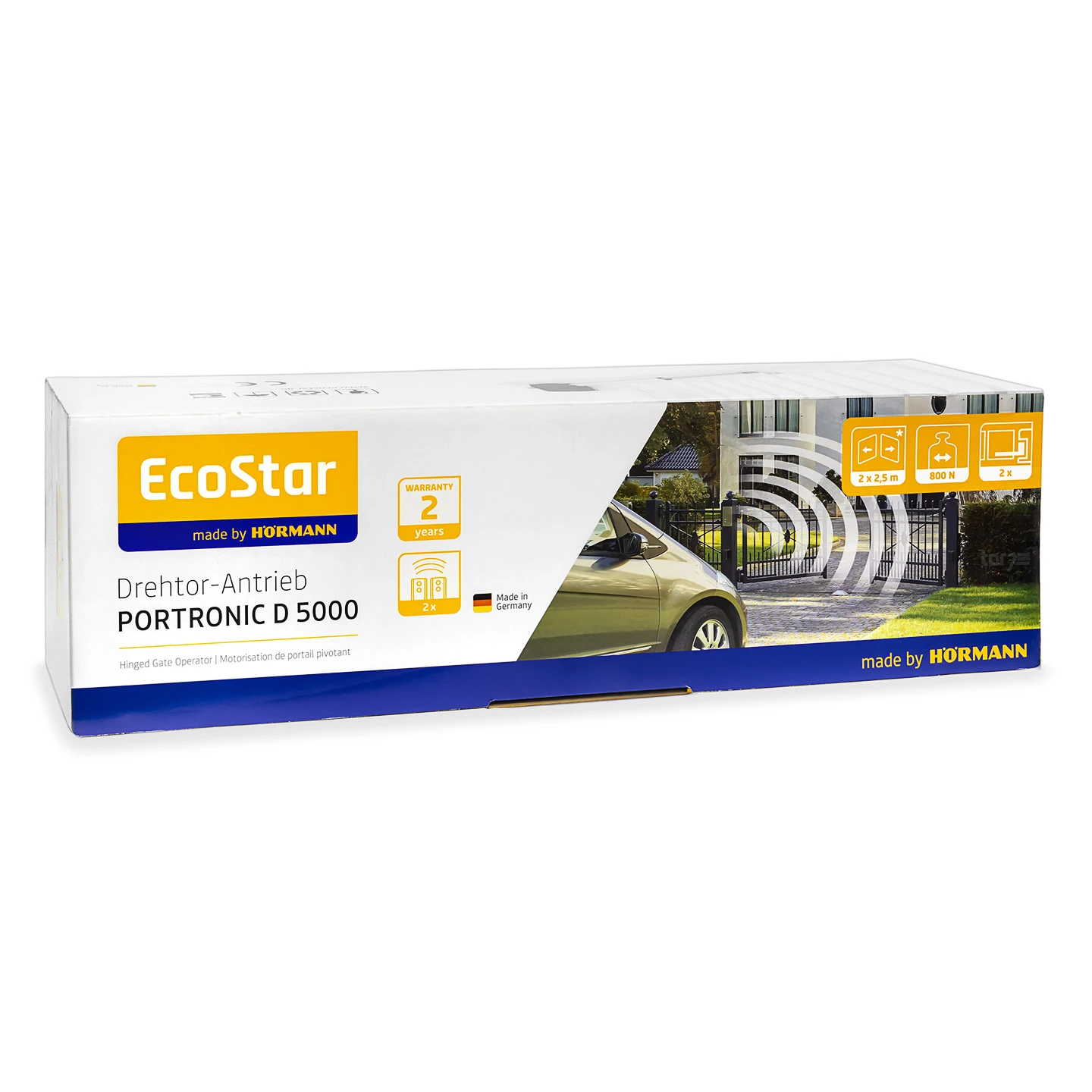 Hörmann Drehtorantrieb EcoStar Portronic-D 5000 Hörmann Drehtorantrieb EcoStar Portronic-D 5000 -Türzubehör Geschäft 4510770 hoermann drehtorantrieb ecostar portronic d 5000 verpackung