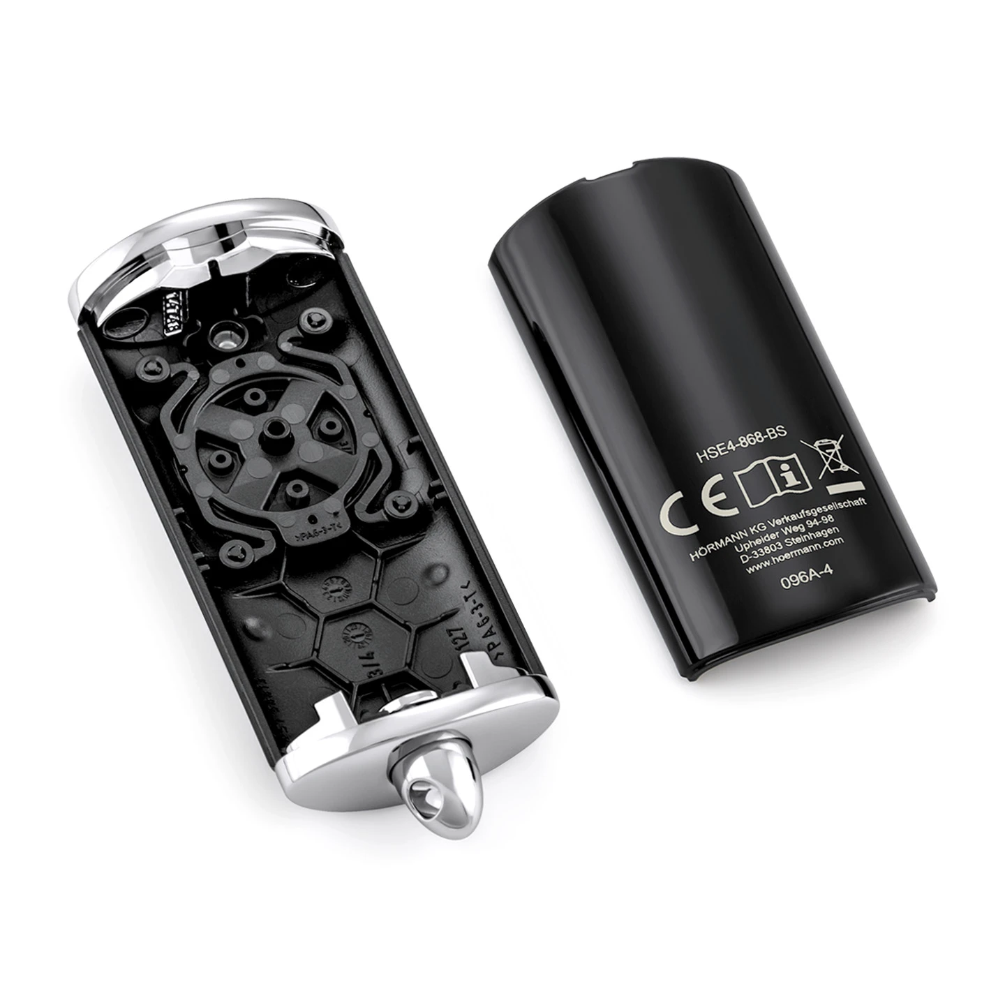 Hörmann Ersatz-Gehäuse Handsender HSE 4, Hochglanz schwarz Hörmann Ersatz-Gehäuse Handsender HSE 4, Hochglanz Schwarz -Türzubehör Geschäft 4510782 hoermann ersatz gehaeuse handsender hse4 hochglanz schwarz perspektive