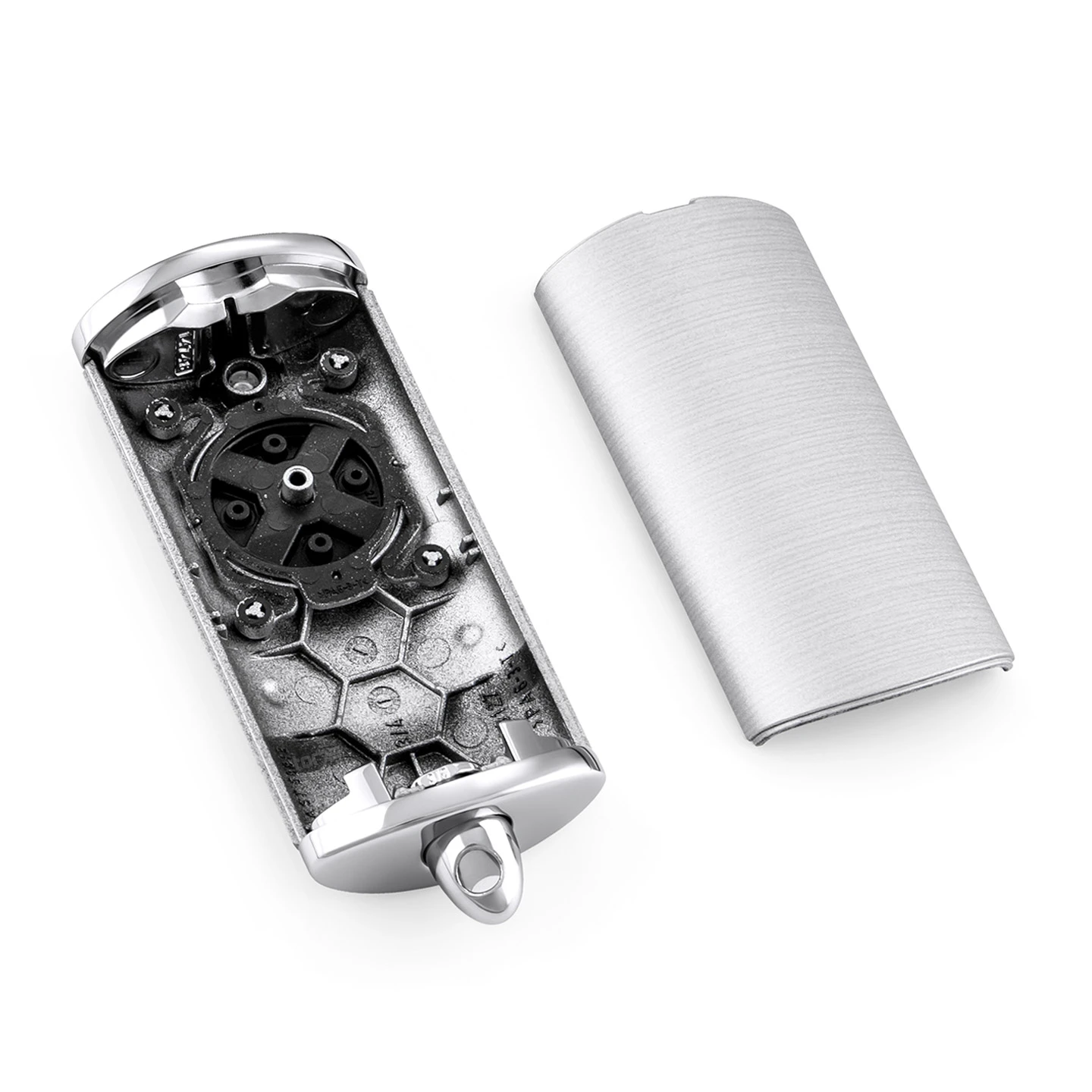 Hörmann Ersatz-Gehäuse Handsender HSE 4, Silber Hörmann Ersatz-Gehäuse Handsender HSE 4, Silber -Türzubehör Geschäft 4510787 hoermann ersatz gehaeuse handsender hse4 silber perspektive