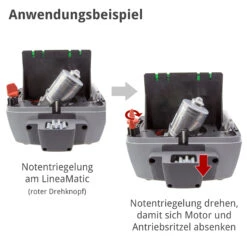 Hörmann LineaMatic Schiebetorantrieb -Türzubehör Geschäft 4511320 hoermann lineamatic schiebetorantrieb notentriegelung