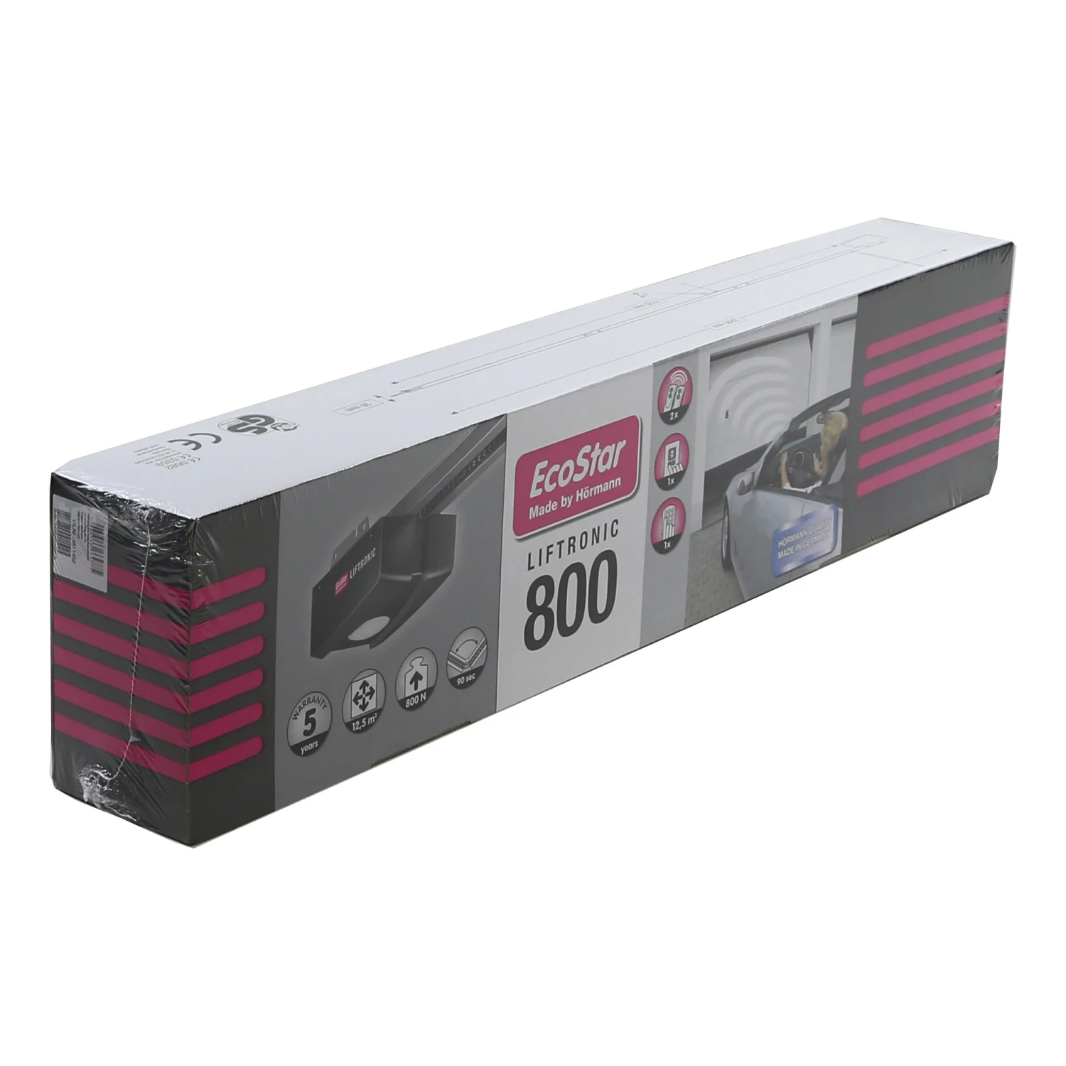 Hörmann EcoStar Liftronic 800 Garagentorantrieb mit Schiene Hörmann EcoStar Liftronic 800 Garagentorantrieb Mit Schiene -Türzubehör Geschäft 4511452 hoermann ecostar liftronic 800 garagentorantrieb mit schiene verpackung