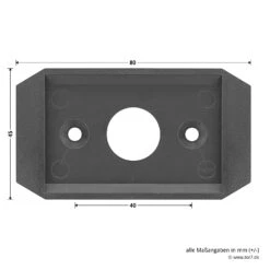 Hörmann Auswerteeinheit CTR 1b-1 -Türzubehör Geschäft 4511638 hoermann auswerteeinheit ctr1b 1 montageplatte masse