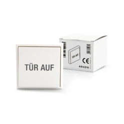 Hörmann Innentaster "Tür Auf", Weiß -Türzubehör Geschäft 4513210 hoermann innentaster tuer auf weiss verpackung