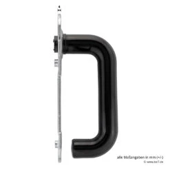 Hörmann Feuerschutz-Wechselgarnitur Typ D110 In Kunststoff Schwarz -Türzubehör Geschäft 454685 hoermann feuerschutz wechselgarnitur typ d 110 in kunststoff schwarz griff innen tiefe