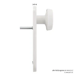 Hörmann FS Wechselgarnitur D110 Kurzschild PZ, Weiß -Türzubehör Geschäft 454688 hoermann fs wechselgarnitur d 110 pz kurzschild polyamid weiss gleitlager knauf masse