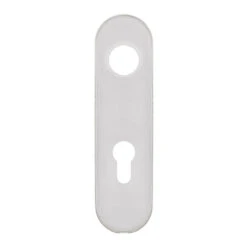 Hörmann FS Wechselgarnitur D110 Kurzschild PZ, Edelstahl -Türzubehör Geschäft 454690 hoermann fs wechselgarnitur d 110 kurzschild pz gleitlager knopf k 130 edelstahl schild rueckansicht