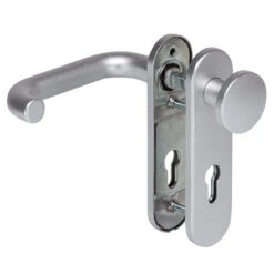 Hörmann Feuerschutz-Wechselgarnitur Typ D110 PZ, Aluminium -Türzubehör Geschäft 454691 hoermann fs wechselgarnitur d 110 antipanik